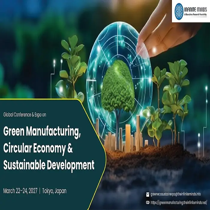 Global Conference & Expo on Green Manufacturing, Circular Economy & Sustainable Development